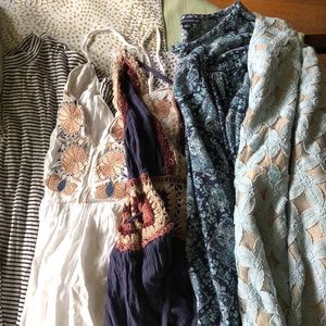 Collection of 5 dresses/rompers for Size 8/M